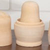 iplusmile 2 Pcs Unpainted Russian Nesting Matryoshka Set of 5
