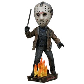 NECA Freddy vs. Jason (2003) 7" Jason Voorhees Head Knocker Bobblehead