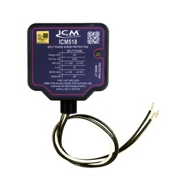Single Phase Whole House Surge Protection, ICM518 Whole Home Surge Protector, NEMA Type 4X Watertight Enclosure for Indoor/Outdoor Use, 120/240V, UL Listed, Made in USA