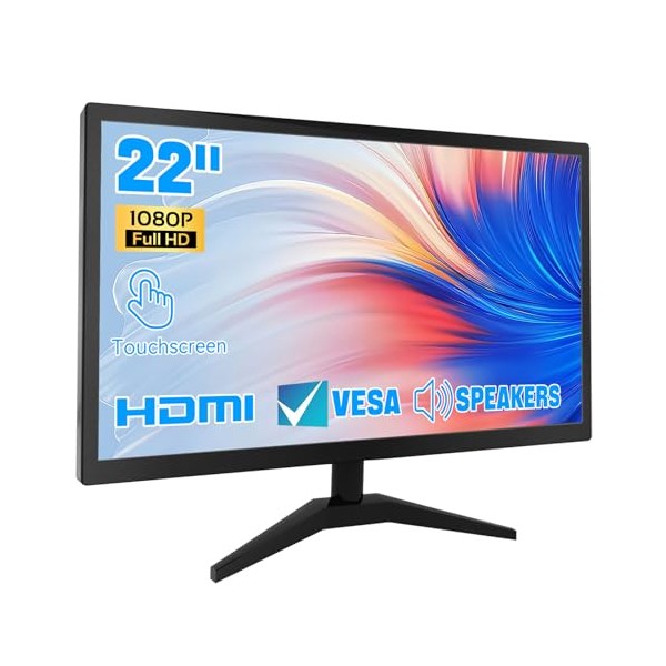 ERCGWOP ERCGWOP 22" Touchscreen Monitor IPS FHD 1920x1080P PC Monitor,