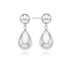 Drop volume waterdrop stud earrings OTEP24508R stone color / 드롭