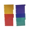 A4 File Dividers Plastic Coloured Tabs Subject Filing Numbered A-Z