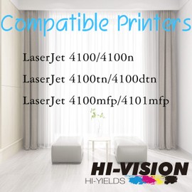 HI-Vision 1-Pack Compatible 61X Toner Cartridge Replacement for 8061X C8061X Laser Jet 4100 4100N 4100TN 4100MFP Printer (Black)