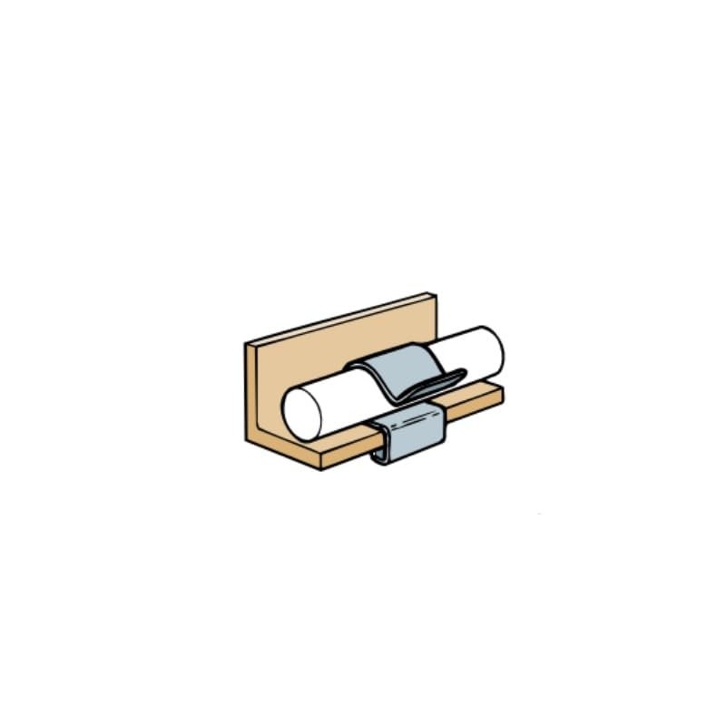 Britclips CR27 Cable Hangers, Cable Run Clip Flange, Cable Size