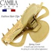 Camila Paris CP3236 French Hair Clip for Women, Mustard, Girls