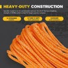 BUNKER INDUST 3/16" x 50' Synthetic Winch Rope Kit,8200 LBS