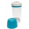 Tupperware 12 oz Clear Shaker Dispenser with Blue Cap