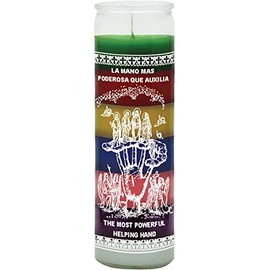 INDIO Helping Hand Candle - Silkscreen 7 Color 7 Day