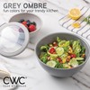 COOK WITH COLOR Mixing Bowls Set with TPR Lids -