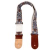 Embroidered Ukulele Strap Ethnic Style Adjustable Length Nylon Leather Comfortable