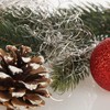 com-four® Tinsel and Angel Hair Christmas Decoration for the Christmas