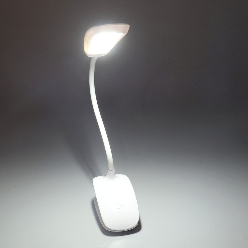 Clip Light USB Rechargeable 3 Speed Touch Foldable Flexible Gooseneck