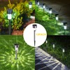 Solar Lights Outdoor Christmas, SUNNEST 12Pack Stainless Steel Outdoor Solar