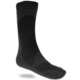 CoolMax Boot Socks - Black, Olive and Coyote Colours (UK 10-11 (Euro 44-45), Black)
