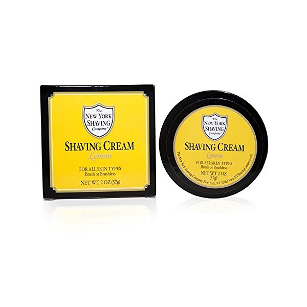 The New York Shaving Company Lemon Shaving Cream 2.5oz