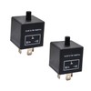 CF-13 LED Flasher Relay (Set of 2)- 3-Pin Adjustable Turn