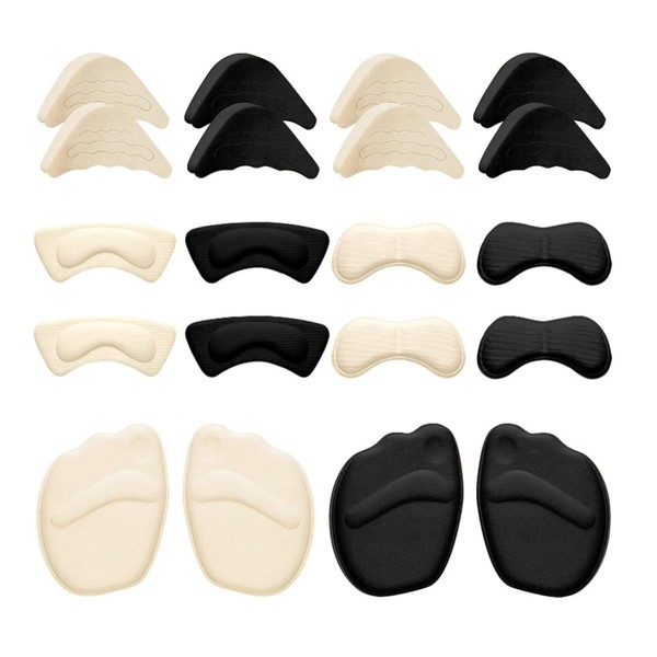 Laroal 10 Pairs High Heel Cushion Pads Shoe Filler Pads