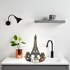 2Pcs 3D Metal Fridge Magnet Eiffel Tower Paris France Souvenir