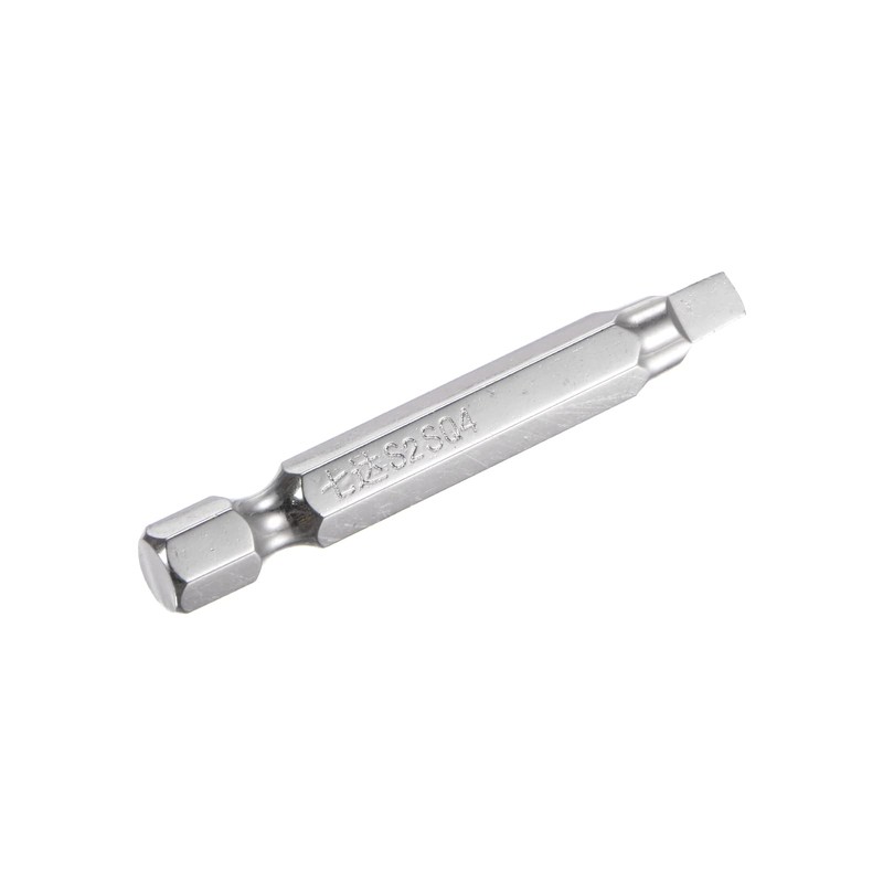 sourcing map SQ4 Square Screwdriver Bit 1/4" Hex Shank 2"