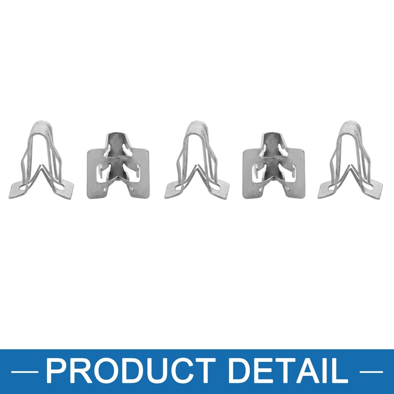 A ABSOPRO Car Mounting Brackets Dashboard Trim Clips Rivets Metal