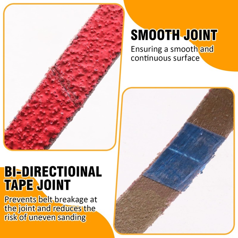 1/2 x 18 Inch Sanding Belts Ceramic, 60 Grit 1/2x18