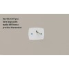 Honeywell Home White HVAC Thermostat Wall Cover Plate Mounting Bracket