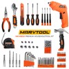 MarvTool 140 Piece Basic Tool Set, Portable Tool Box with