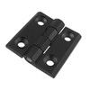 Sourcingmap Reinforced Aluminum Door Bearing Hinge, 50mm x 50mm, Black