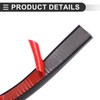 Motoforti Universal Car Weatherstrip Door Weather Stripping Self Adhesive Weather