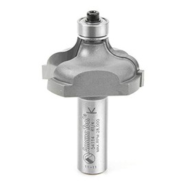 Amana Tool - 54114 Carbide Tipped Ogee Fillet 1/4 Radius x 1-5/8 Dia x 3/4 x 1/2" Shan