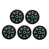 SUPVOX Mini Pocket Compass 15mm Miniature Liquid Compass for Outdoor