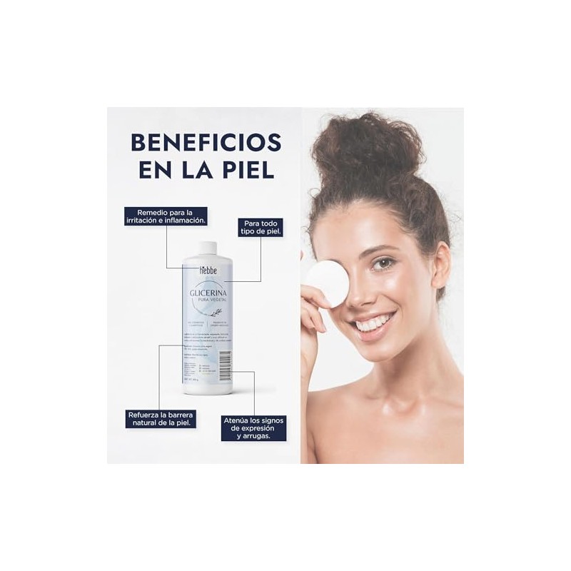 Glicerina Vegetal 500 g 100% Pura | Humectante para Piel