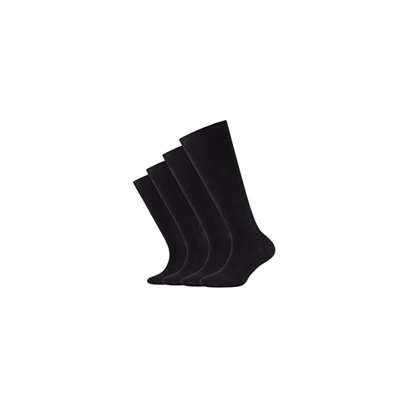 Camano Children's Knee Socks Pack of 4, black
