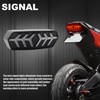 PowerMotor Motorcycle Tail Light with Turn Signal Led Integrated Taillight