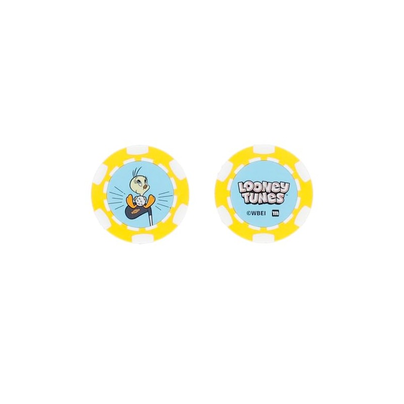 Marushin 4125002200 Looney Tunes Looney Coin Beginner Character Golf Marker