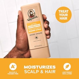 Dr. Squatch Paquete de cabello natural para hombres, cabello saludable y de aspecto completo, champú cítrico de verano (8 onzas líquidas), acondiciona