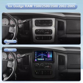For 2002-05 Dodge Ram 1500 2500 3500 Car Radio Stereo GPS Navi WIFI CarPlay 32GB