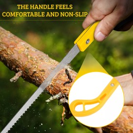 Hand Saw for Trees & Cutting Branches - Pruning Saws with SK5 Steel Blade for Smooth & Precise Cuts - Handsaws for Camping, Gardening, Wood, Hiking, Landscaping & Carpentry - Portable Saw