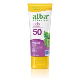 Protector Solar Alba Botanica Kids Tropical Fruit Spf 50 90 Ml - Venta Internacional.