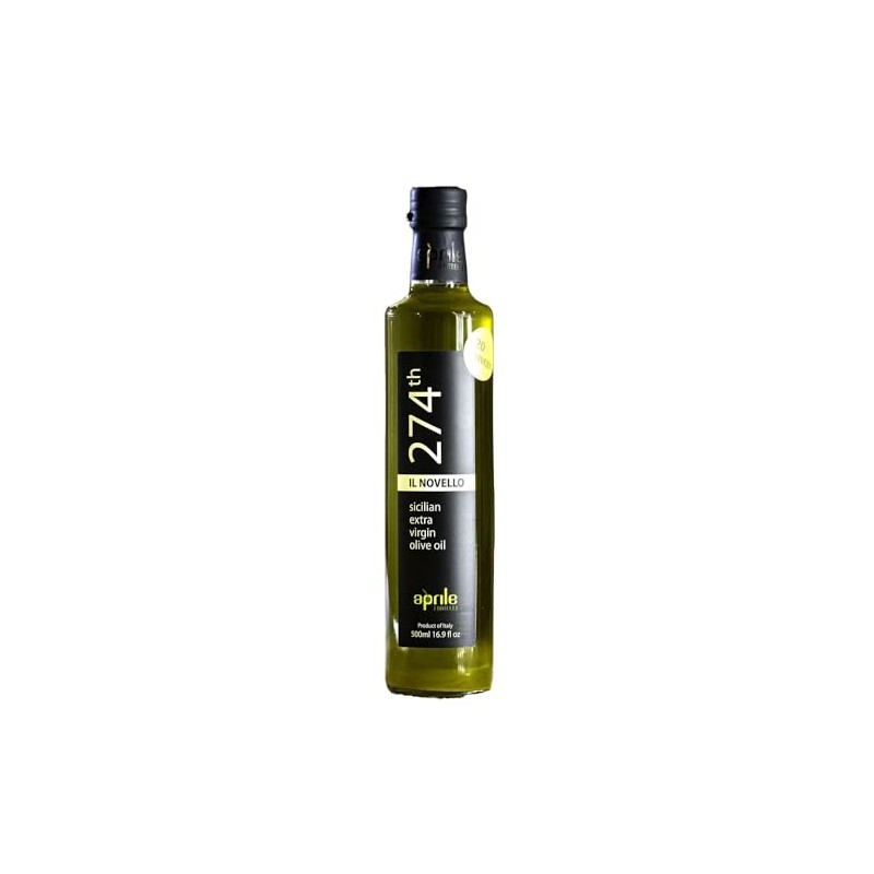 Aprile. 274th, Il Novello. Sicilian Extra Virgin Olive Oil. 500ml