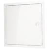 Upmann Steel Galvanised Inspection Door Softline White with Square Lock,