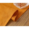 DAPU Pure Linen Table Runners, 40×180cm, 100% French Flax Decorative