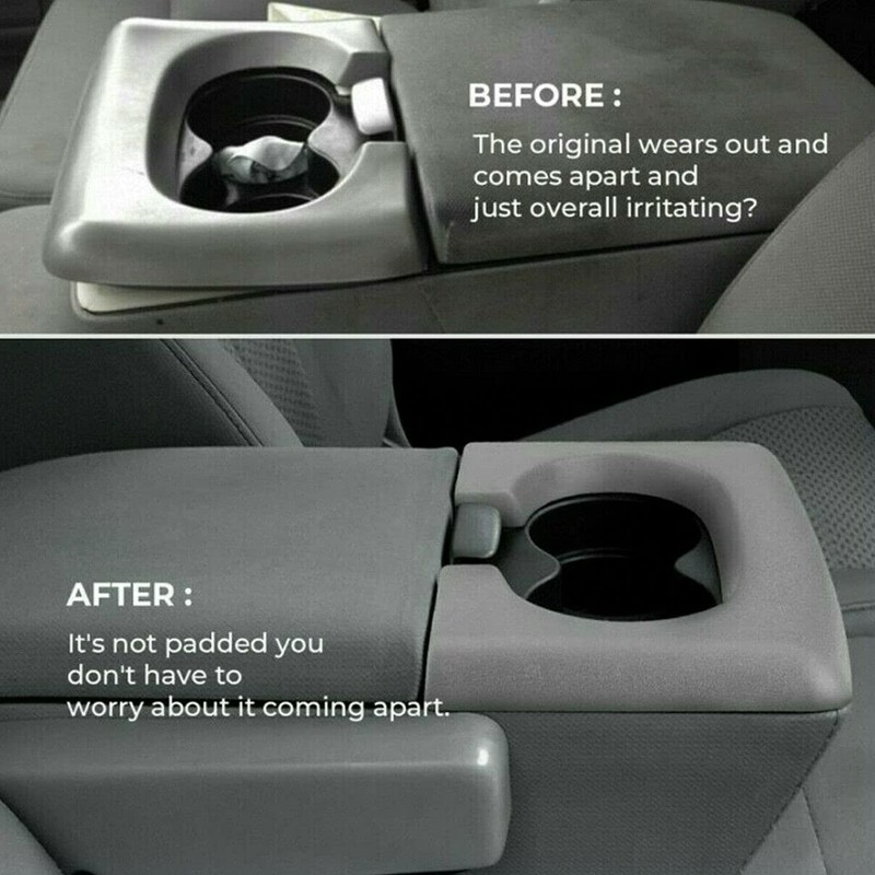KKONE Center Console Cup Holder Armrest Pad Replacement Compatible with