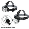 EverBrite 5-Pack LED Headlamp, 4 Lighting Modes, Pivoting Head with