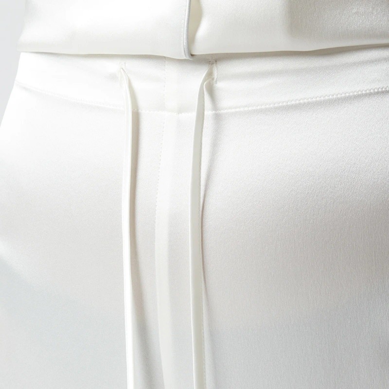 ESPA Freya Silk Pyjamas - Pearl White