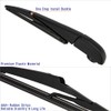 Shopauto Rear Windshield Wiper Arm Blade Assembly Kit Compatible with