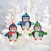 Fun Express Penguin Foam Christmas Ornaments Crafts for Kids -