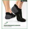 KEECOW Performance Comfort No Show Ankle Cushion Socks For Men