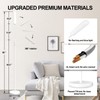 marctronic White Floor Lamp, 18W 1800LM Bright LED Floor Lamps