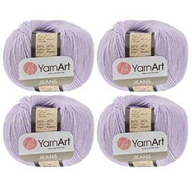 4 Skein 55% Cotton 45% Acrylic YarnArt Jeans Yarn 200 gr 696 yds (19)